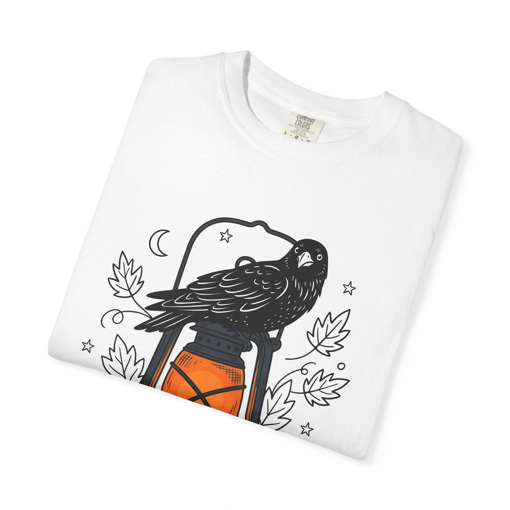 Blackbird Lantern Flat T-Shirt – Eerie Halloween Fall product image 6
