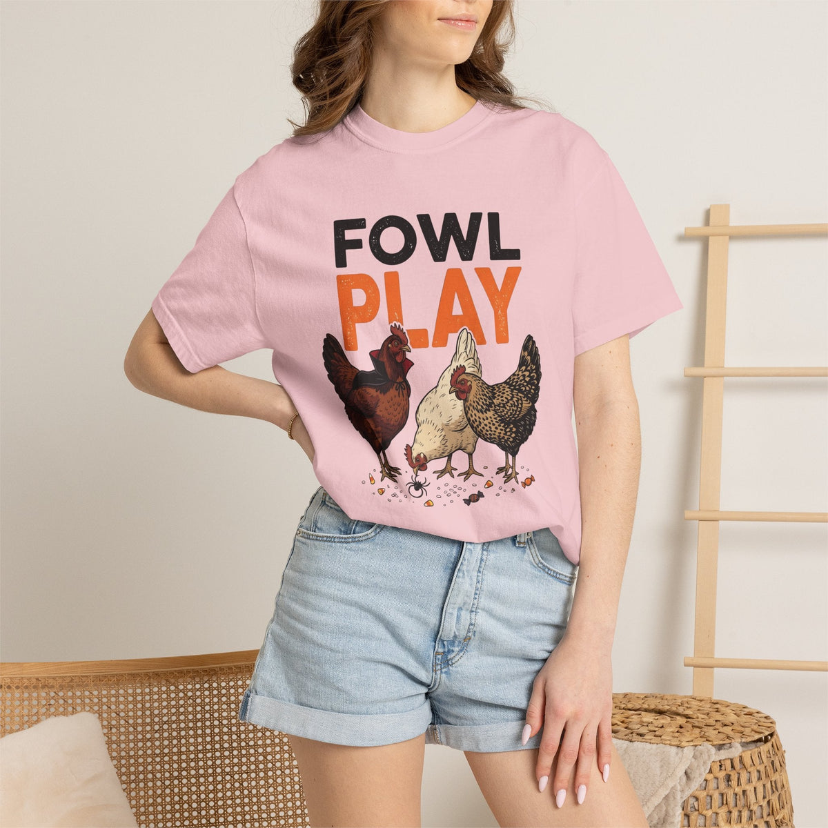 Poultry Trio Shirt Halloween Livestock Unisex Gift product image 12