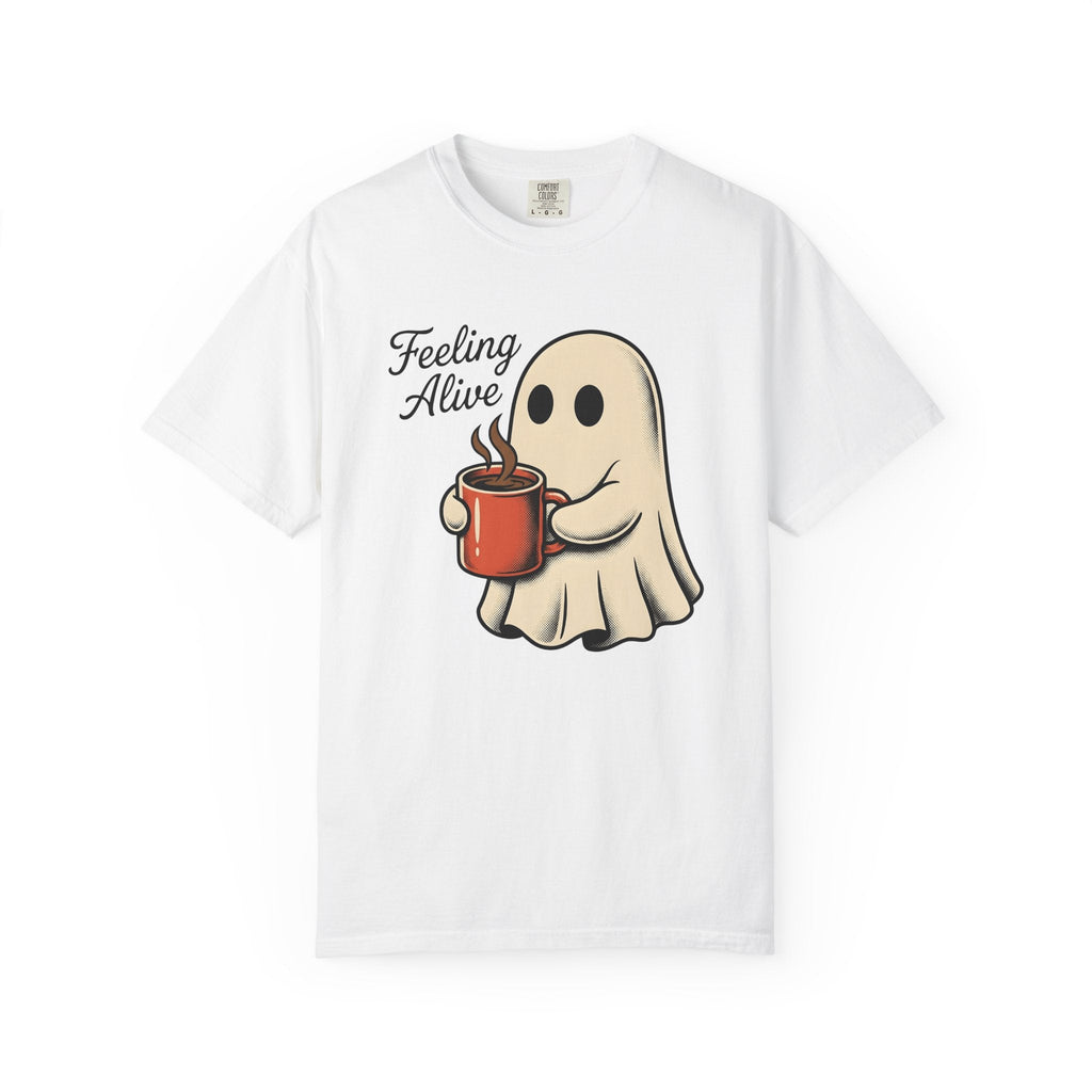 Spooky Coffee Shirt Halloween Espresso Unisex Gift Comic product image 1