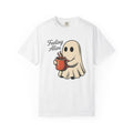 Spooky Coffee Shirt Halloween Espresso Unisex Gift Comic product image 1