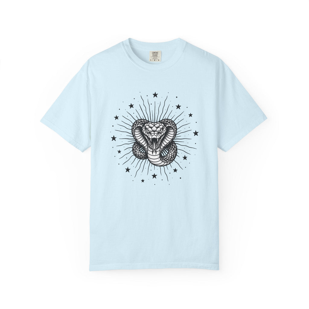 Serpent Art Shirt Boho Chic Zodiac Unisex Gift Line Tee product image 2