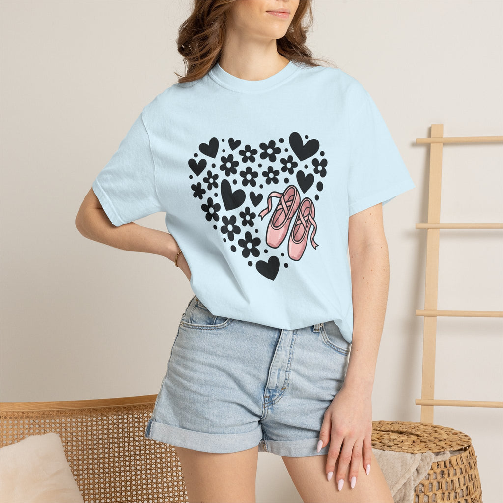 Ballet Shoes Shirt Moms Dance Gift for Women Cute Tee Pointe Shoes T-Shirt