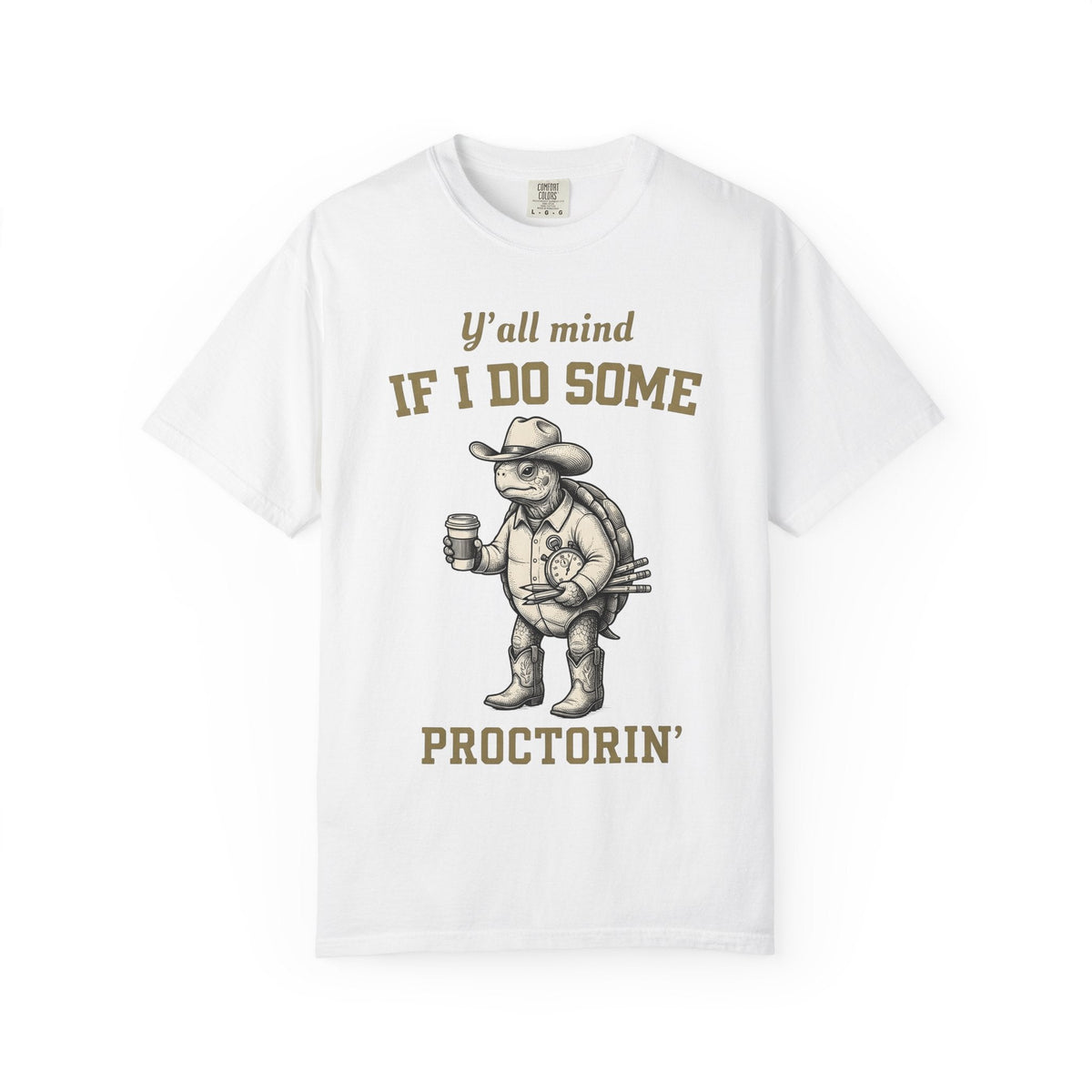 Western Turtle Shirt Teachers Jokes Unisex Gift Retro Tee product image 1