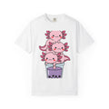 Axolotl Tea Shirt Drinks Pets Unisex Gift Cute Tee Mexican product image 1