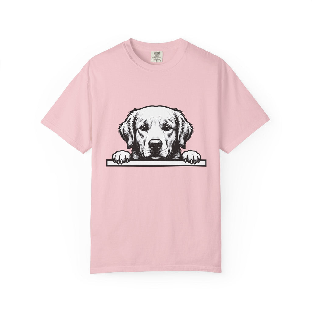 Golden Retriever Shirt Dog Pets Gift Women Line Art Tee product image 3
