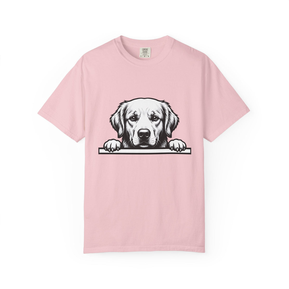 Golden Retriever Shirt Dog Pets Gift Women Line Art Tee product image 3