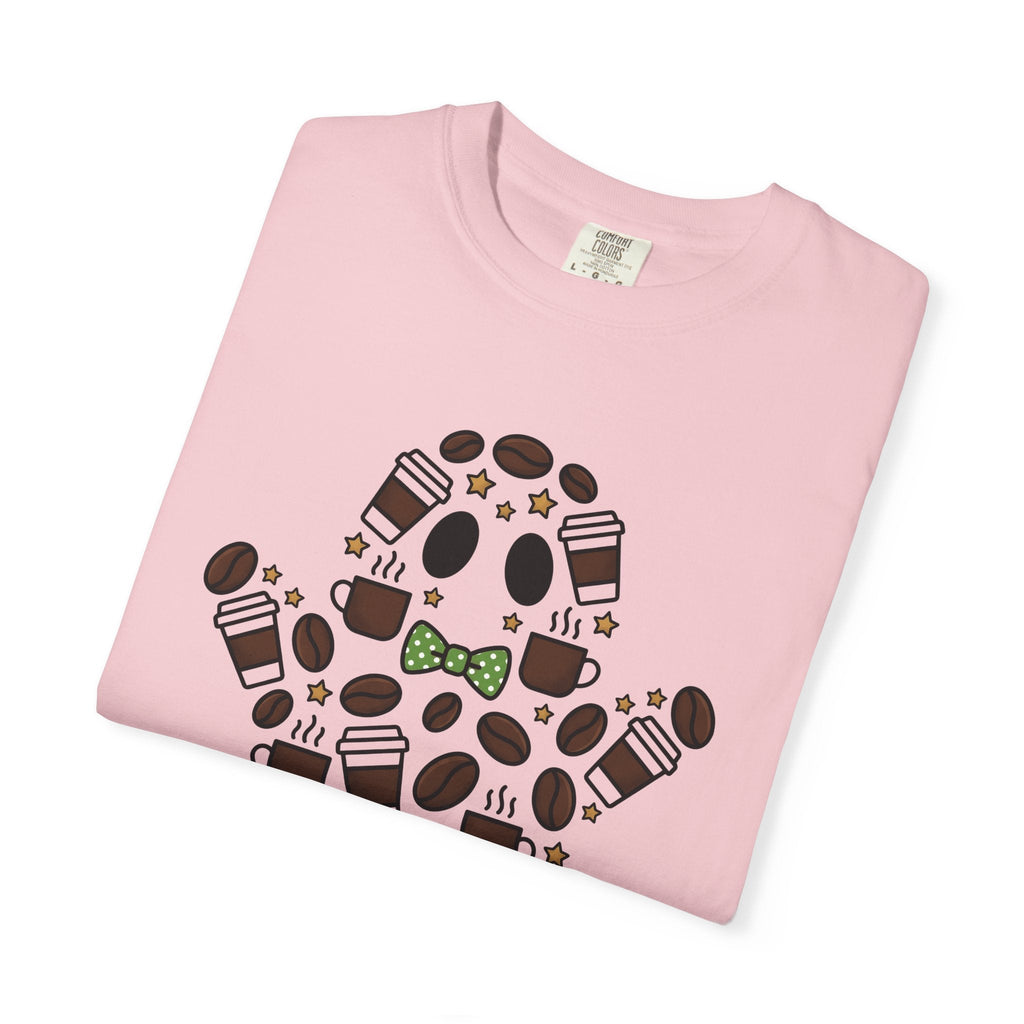 Ghost Coffee Shirt Halloween Unisex Gift Cartoon Tee T-Shirt product image 11