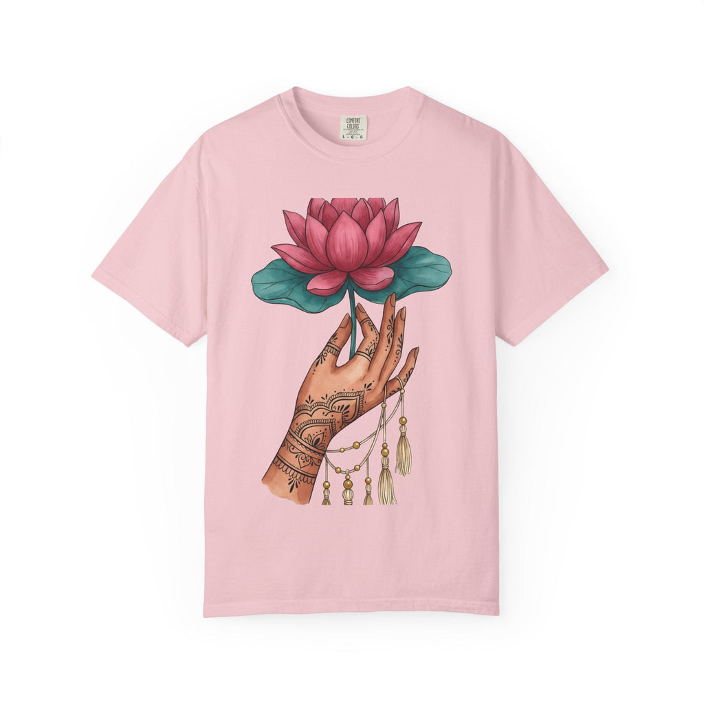 Lotus Fingers Shirt Boho Chic Spirituality Gift Women product image 3