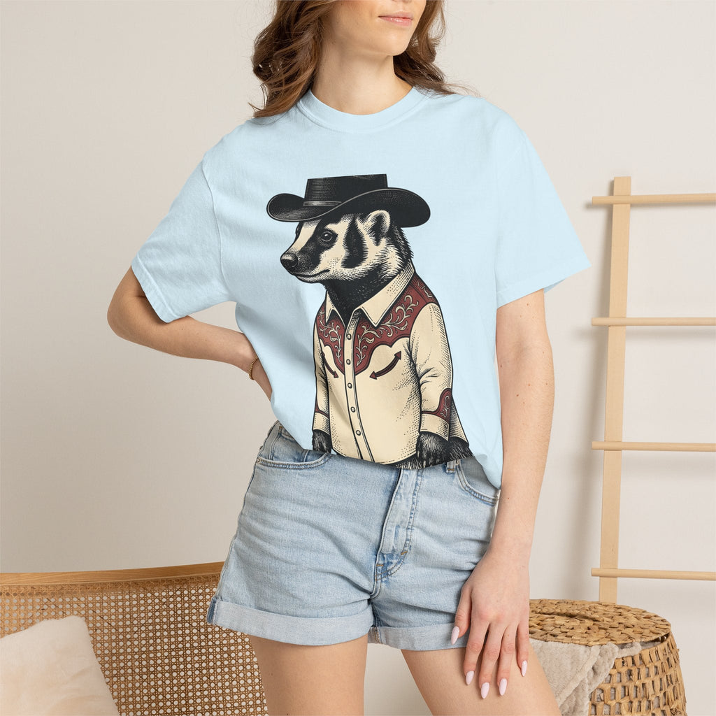 Western Badger Shirt Cowgirl Fauna Gift for Women Heritage product image 9