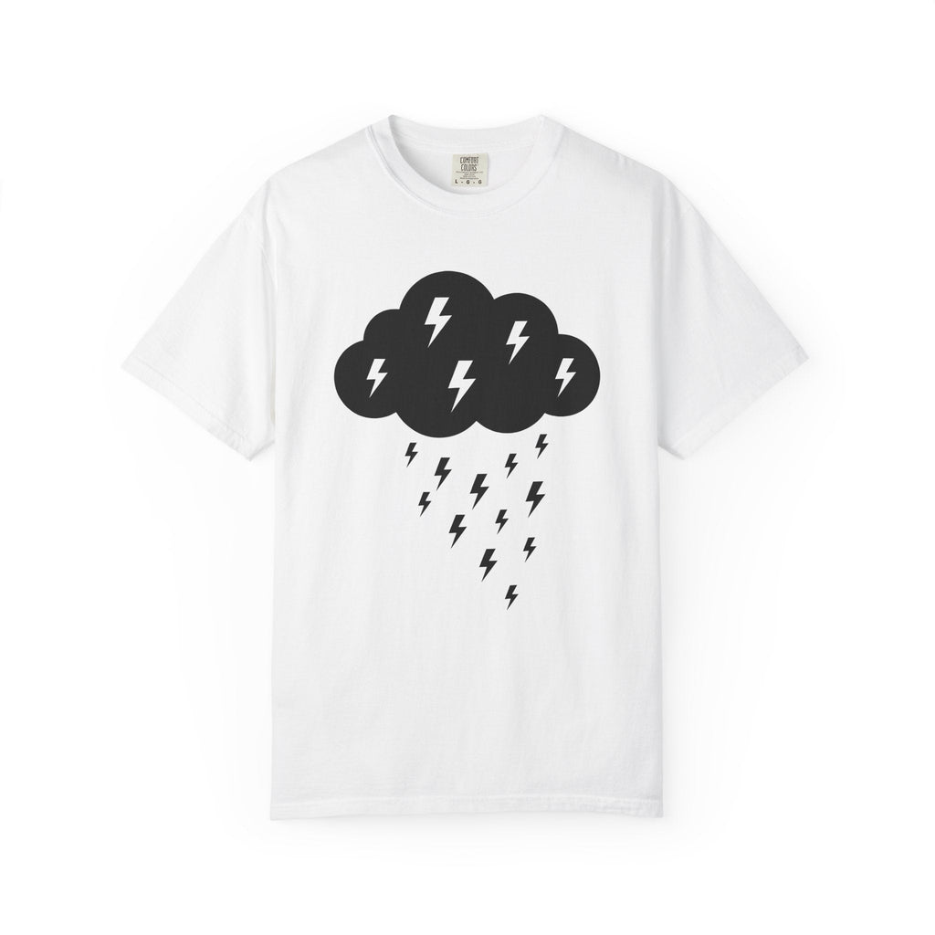 Dark Cloud Shirt Boho Chic Forecast Unisex Gift Flat Tee product image 1