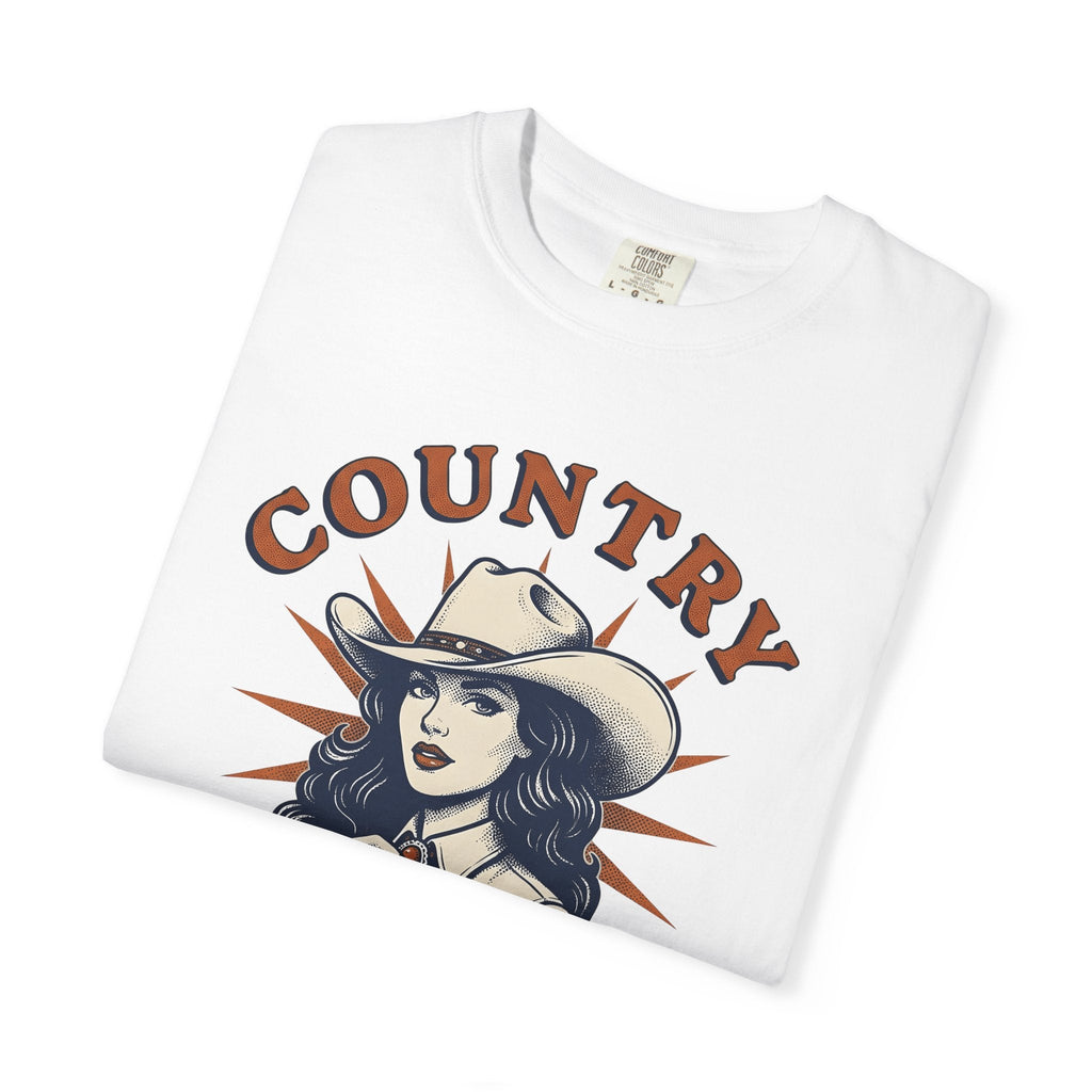 Cowgirl Design Shirt Frontier Gift for Women Hand Drawn Tee product image 5