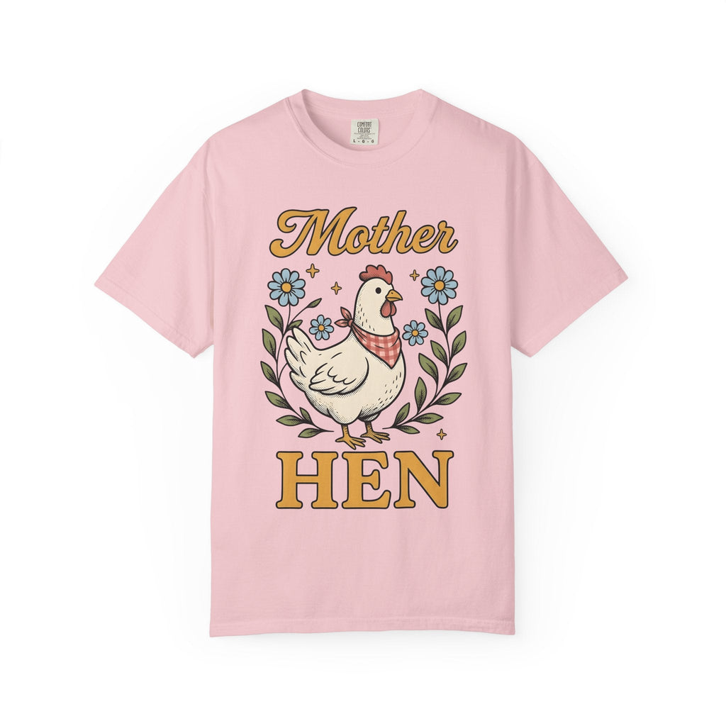 Hen Old School T-Shirt – Chicken Mom Ranch Life, Women product image 3