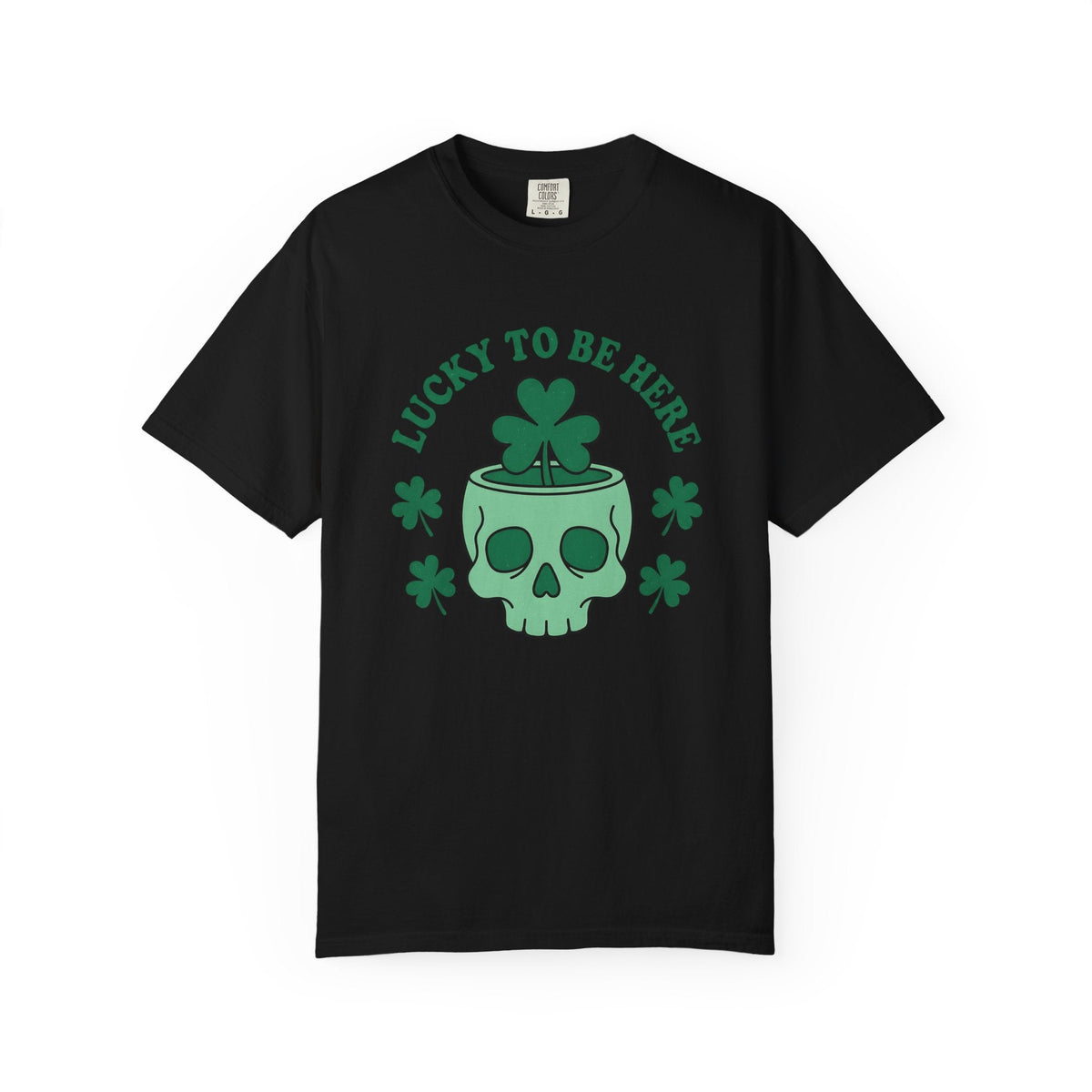 Skeleton Shamrock Punk T-Shirt – Alternative St Patrick's product image 4
