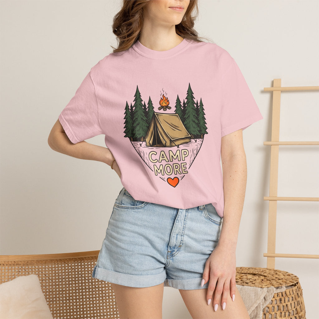 Camping Tent Shirt Adventure Unisex Gift Line Art Tee product image 12