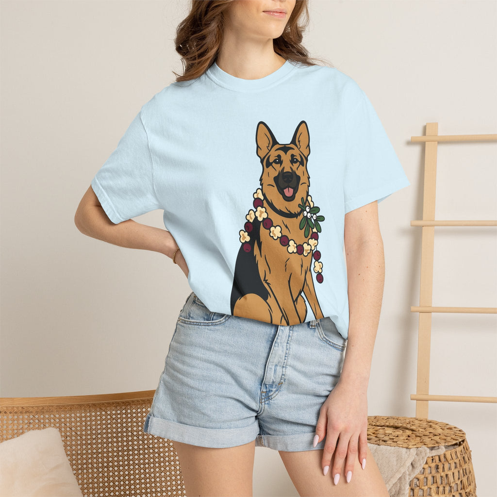 German Shepherd Shirt Dog Christmas Unisex Gift Cartoon Tee product image 9