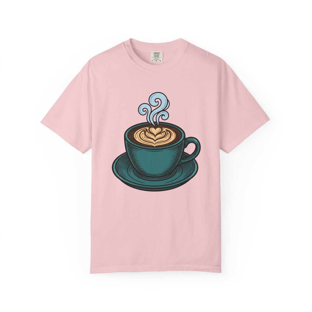 Coffee Cup Shirt Coffee Foodie Unisex Gift Hand Drawn Tee Mug T-Shirt Coffee Fan