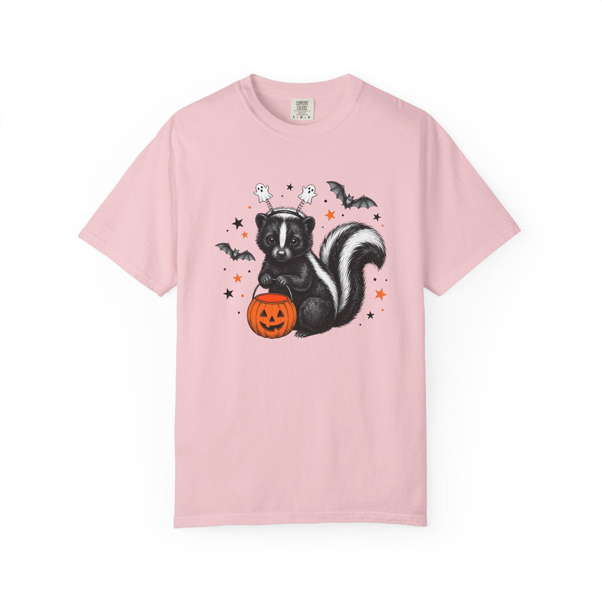 Skunk Spooky Shirt Halloween Animals Seasonal Gift Women product image 3