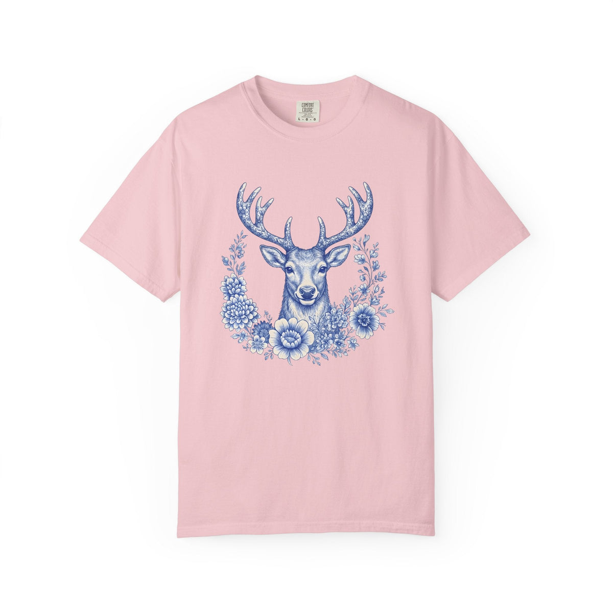 Elk Bloom Shirt Christmas Nature Unisex Gift Wildflower Tee product image 3