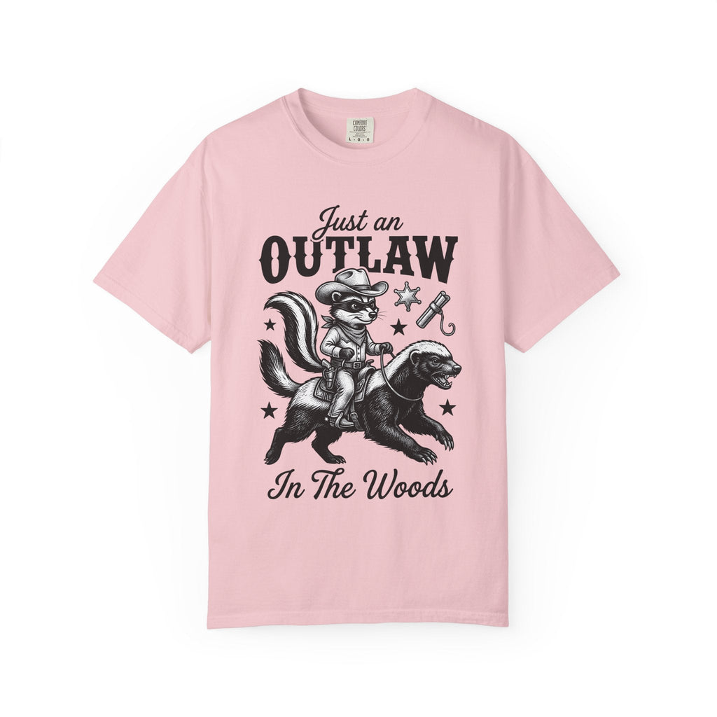Raccoon Cowboy Retro T-Shirt – Funny Western Wildlife product image 3