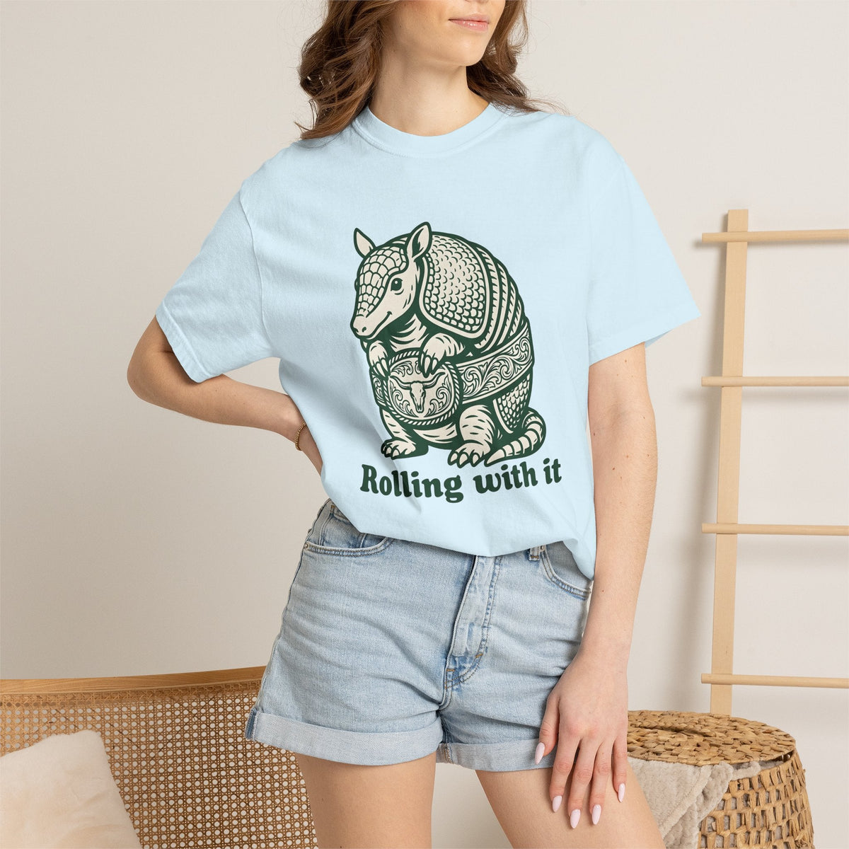 Armadillo Graphic Shirt Funny Animal Unisex Gift Vintage product image 9