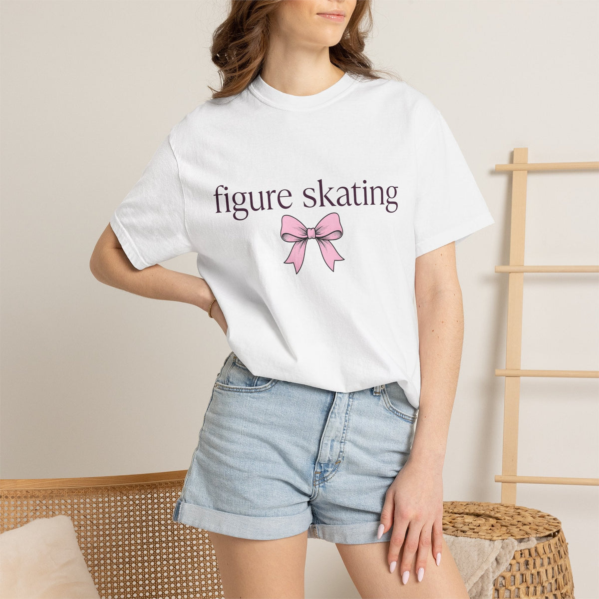 Rose Bow Shirt Figure Skating Competitor Gift Women product image 6