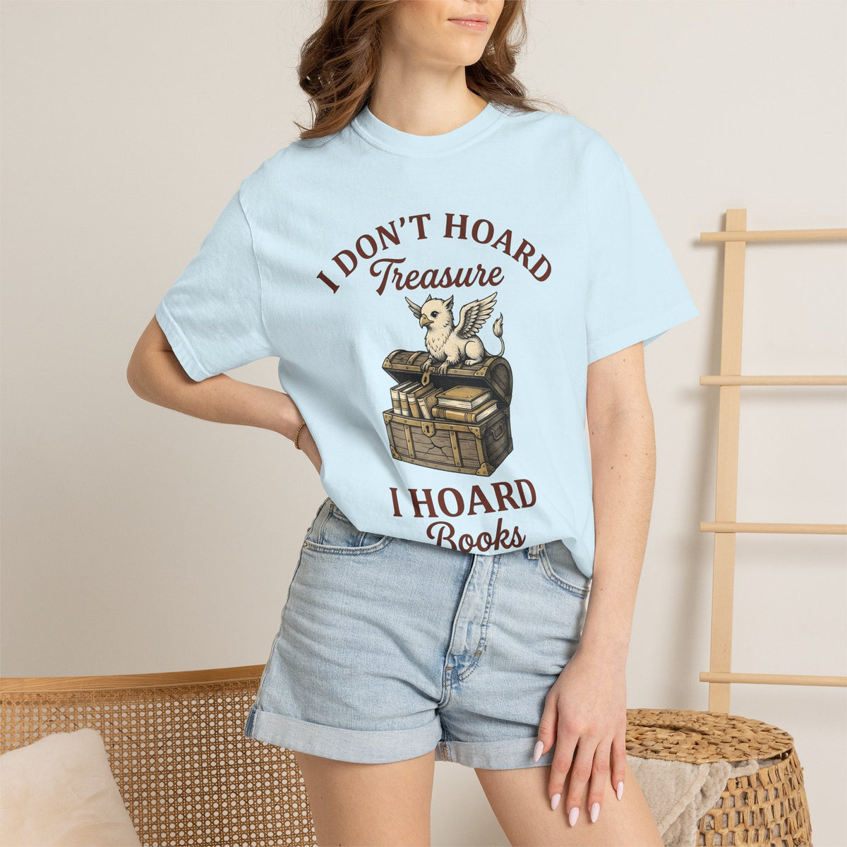Griffin Treasure Box Shirt Book Mythology Unisex Gift Retro product image 9