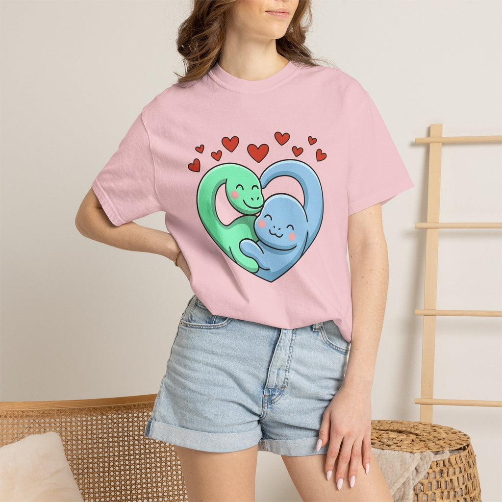 Dino Couple Shirt St. Valentine's Day Affection Unisex Gift product image 12