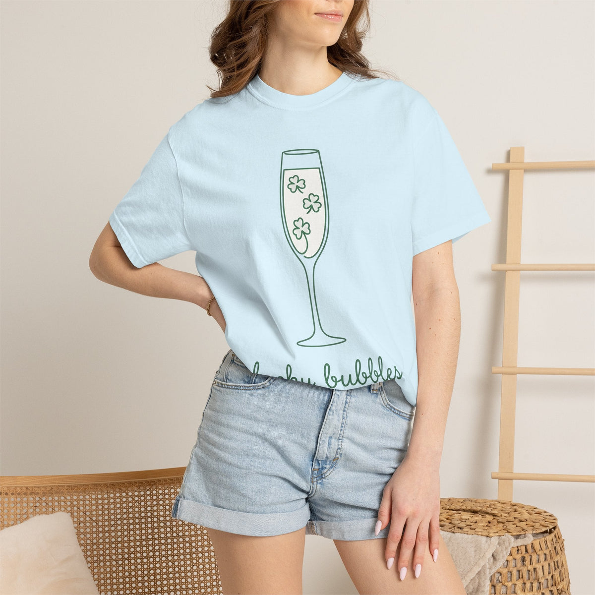 Champagne Flute Shirt St Patrick's Day Celebration Unisex product image 9
