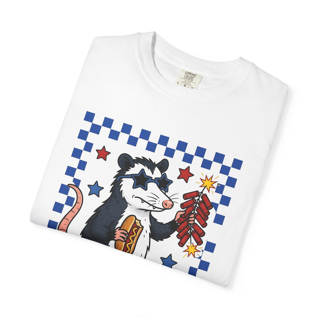 Possum Firework Shirt America 4Th Of July Holiday Unisex product image 5