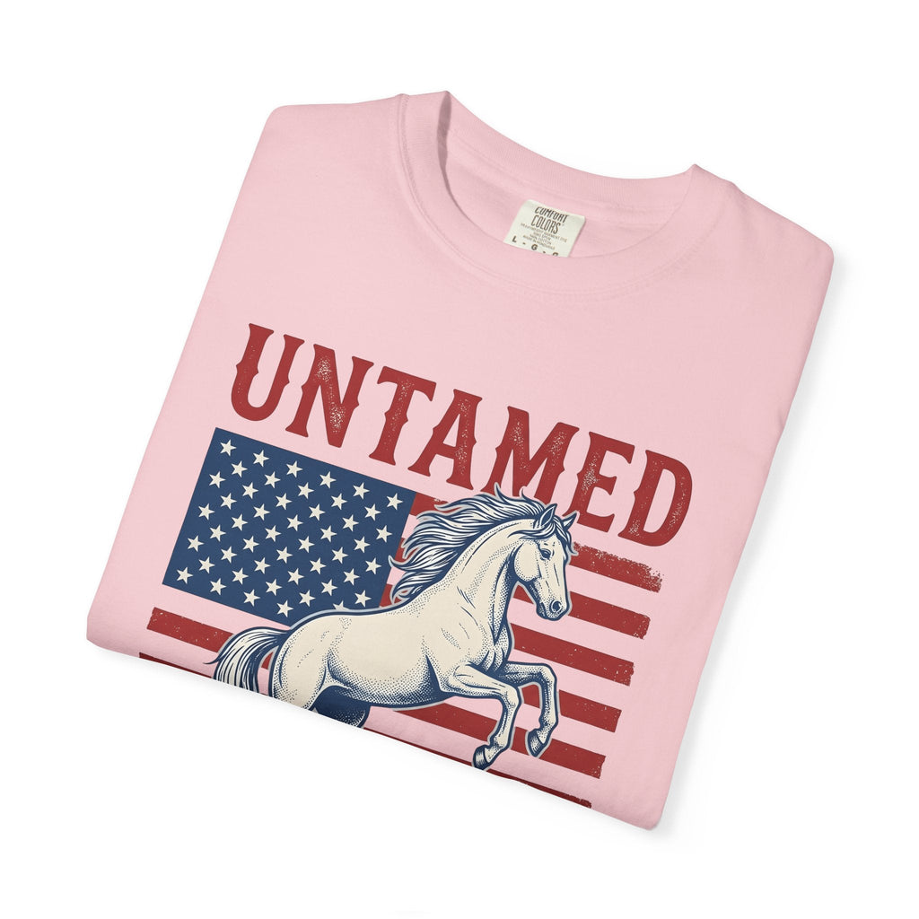 Patriotic Horse Shirt America Western Unisex Gift Vintage product image 11