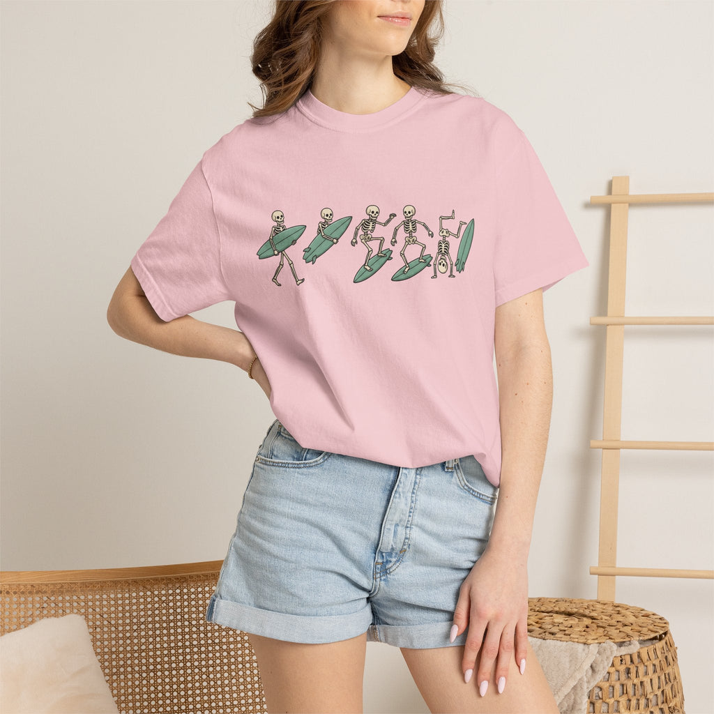 Skeleton Wave Riding Shirt Surfing Coast Unisex Gift product image 13