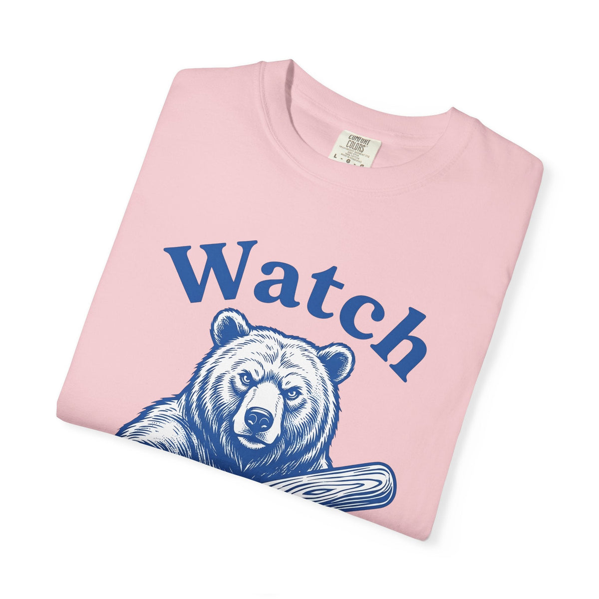 Bear Baseball Bat Shirt Sports Unisex Gift Vintage Tee product image 12