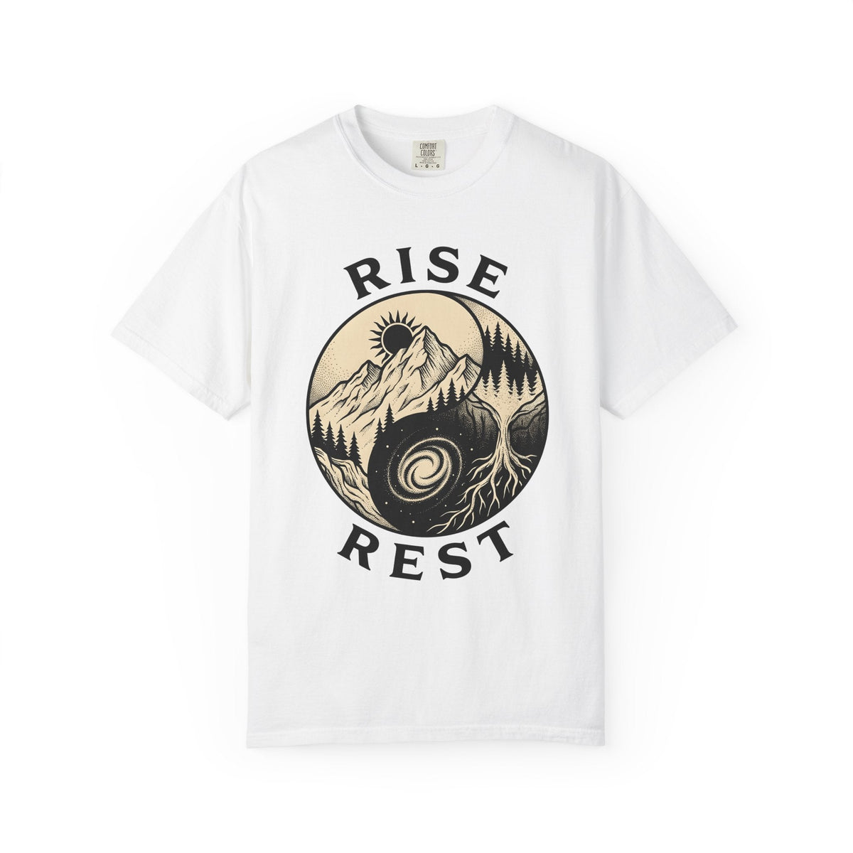 Mountain Yin Yang Shirt Sports Environment Unisex Gift product image 1