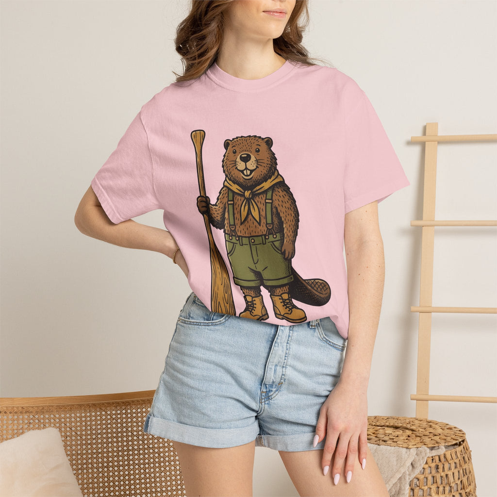 Beaver Rv Shirt Animals Hiking Unisex Gift Antique Tee product image 12