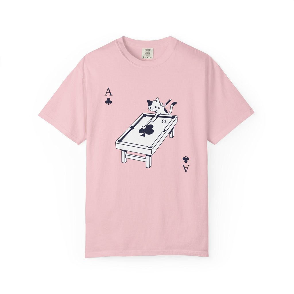 Cat Pool Table Shirt Gaming Unisex Gift Kawaii Tee Billiard product image 3
