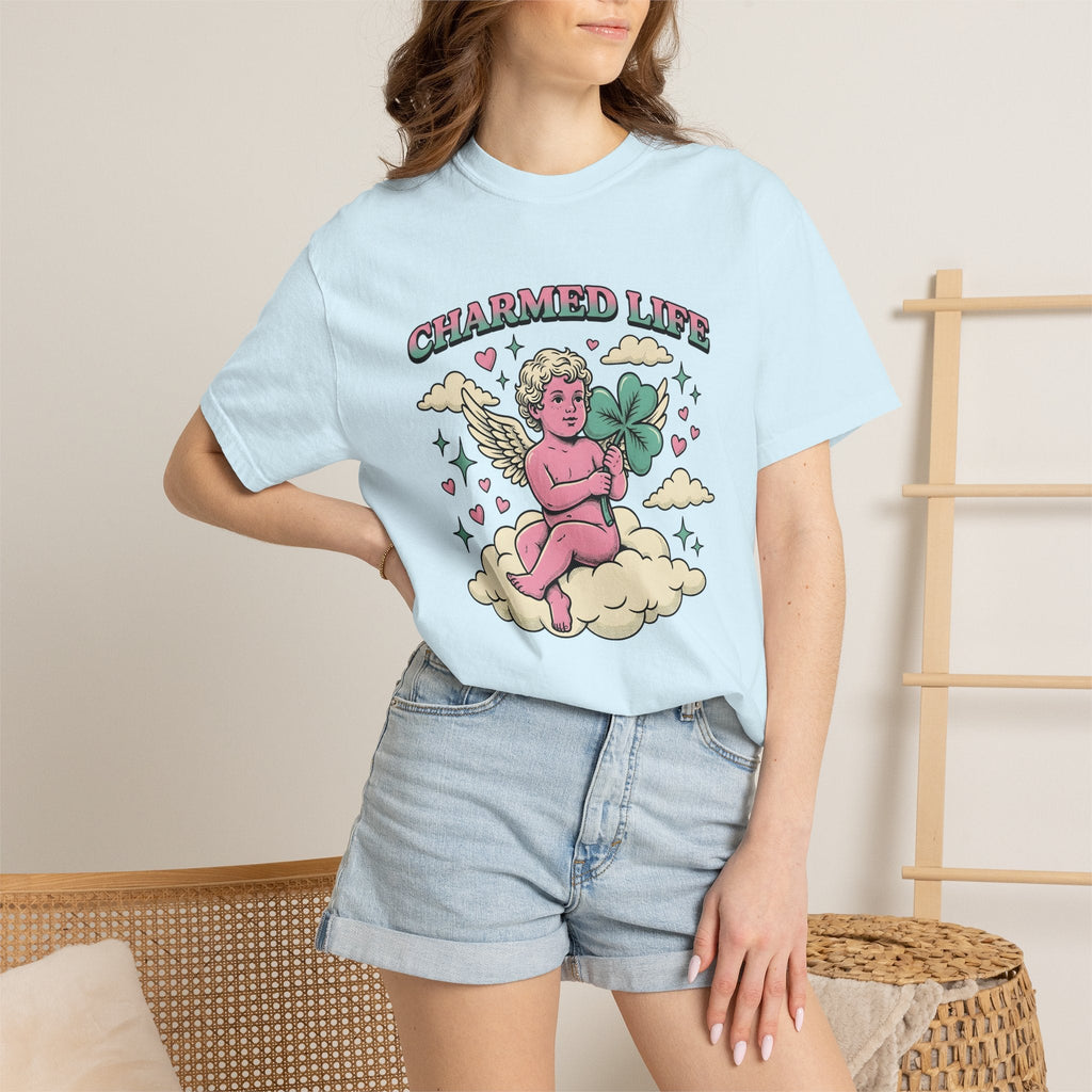 Angel Clover Shirt St Patricks Day Luck Unisex Gift Vintage product image 9