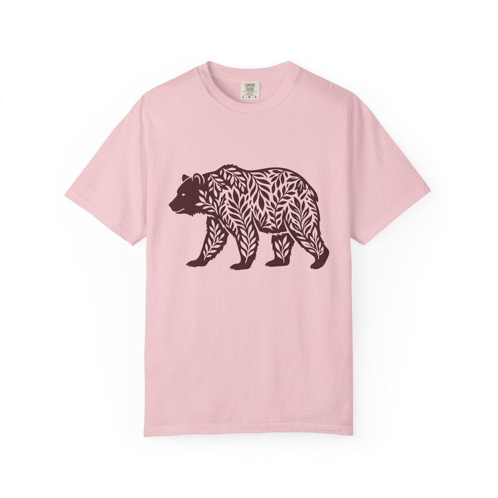 Bear Leaves Shirt Animals Nature Unisex Gift Botanical Tee product image 3