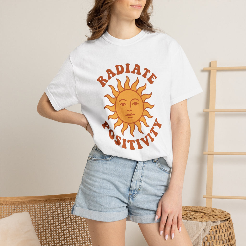 Sun Symbol Shirt Positive Vibes Self Help Unisex Gift product image 6