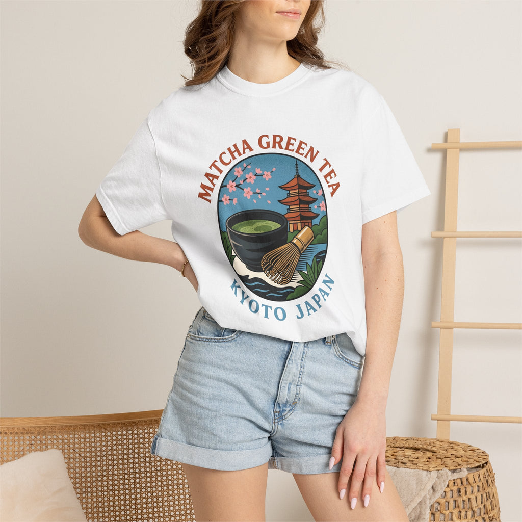Matcha Tea Bowl Shirt Drinks Japan Unisex Gift Vintage Tee product image 6