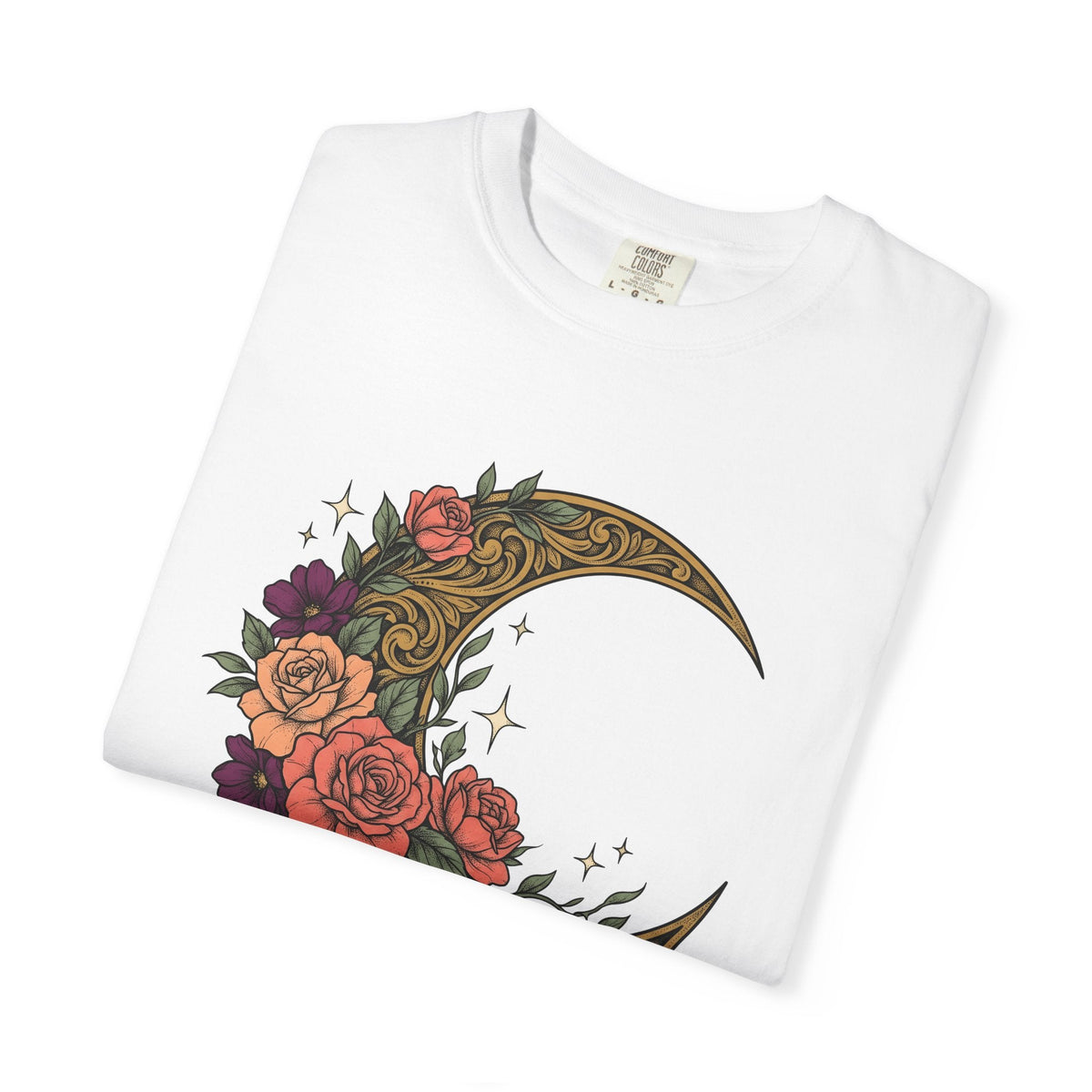 Crescent Flower Moon Shirt Cowgirl Stars Gift for Women product image 5