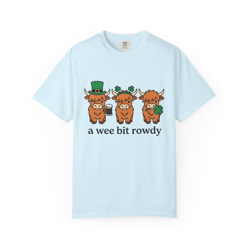 Highland Cow Shirt St Patrick's Day Animal Unisex Gift Cute product image 2