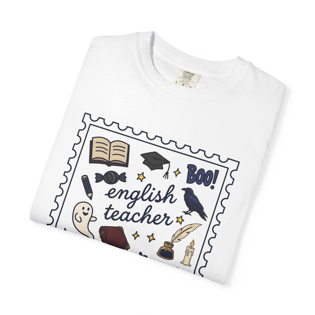 Halloween Teacher Sketch T-Shirt – Spooky Educator Design product image 5