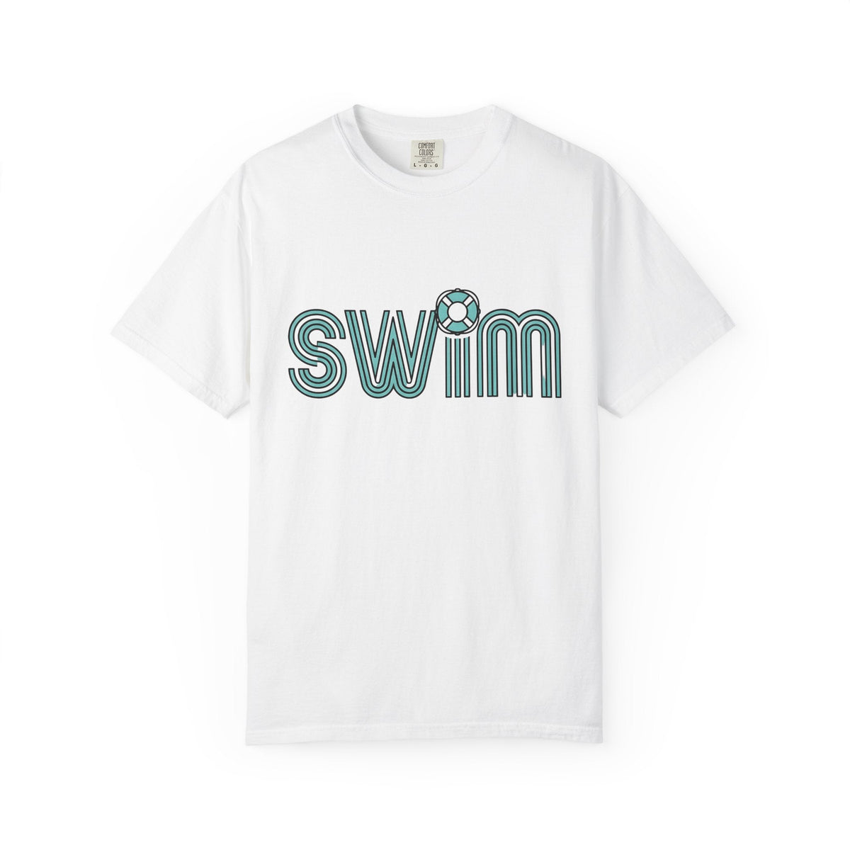 Swim Quote Shirt Swimming Coast Unisex Gift Modern Tee product image 1