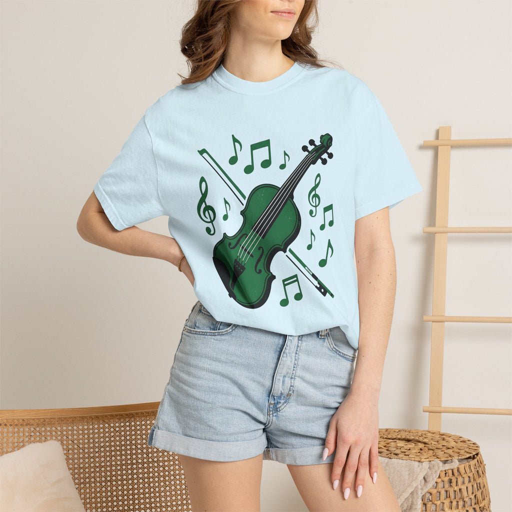 Green Fiddle Shirt St Patricks Day Song Gift Women Graphic product image 9