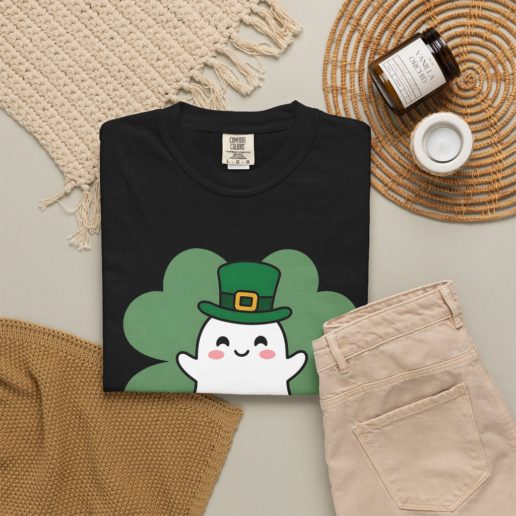Ghost Clover Shirt St Patrick's Day Halloween Unisex Gift product image 16