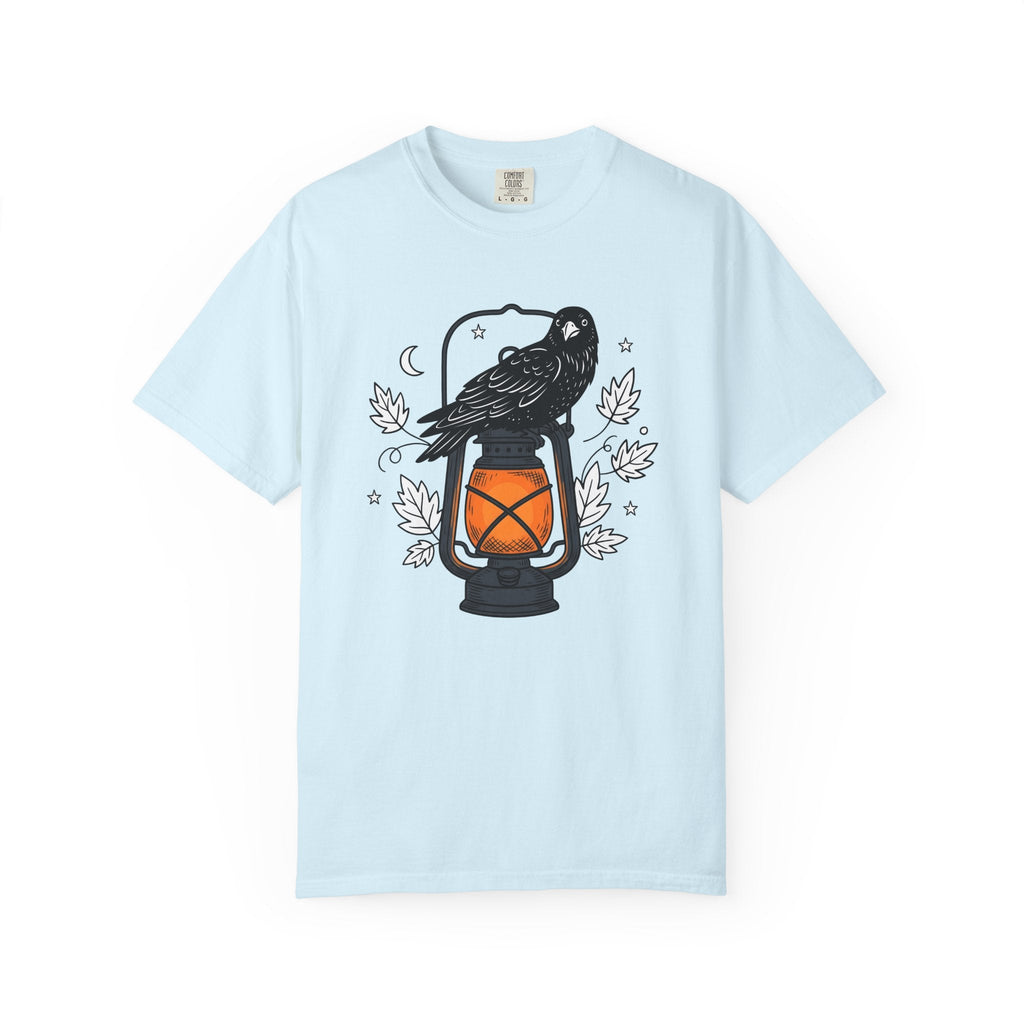 Blackbird Lantern Flat T-Shirt – Eerie Halloween Fall product image 2