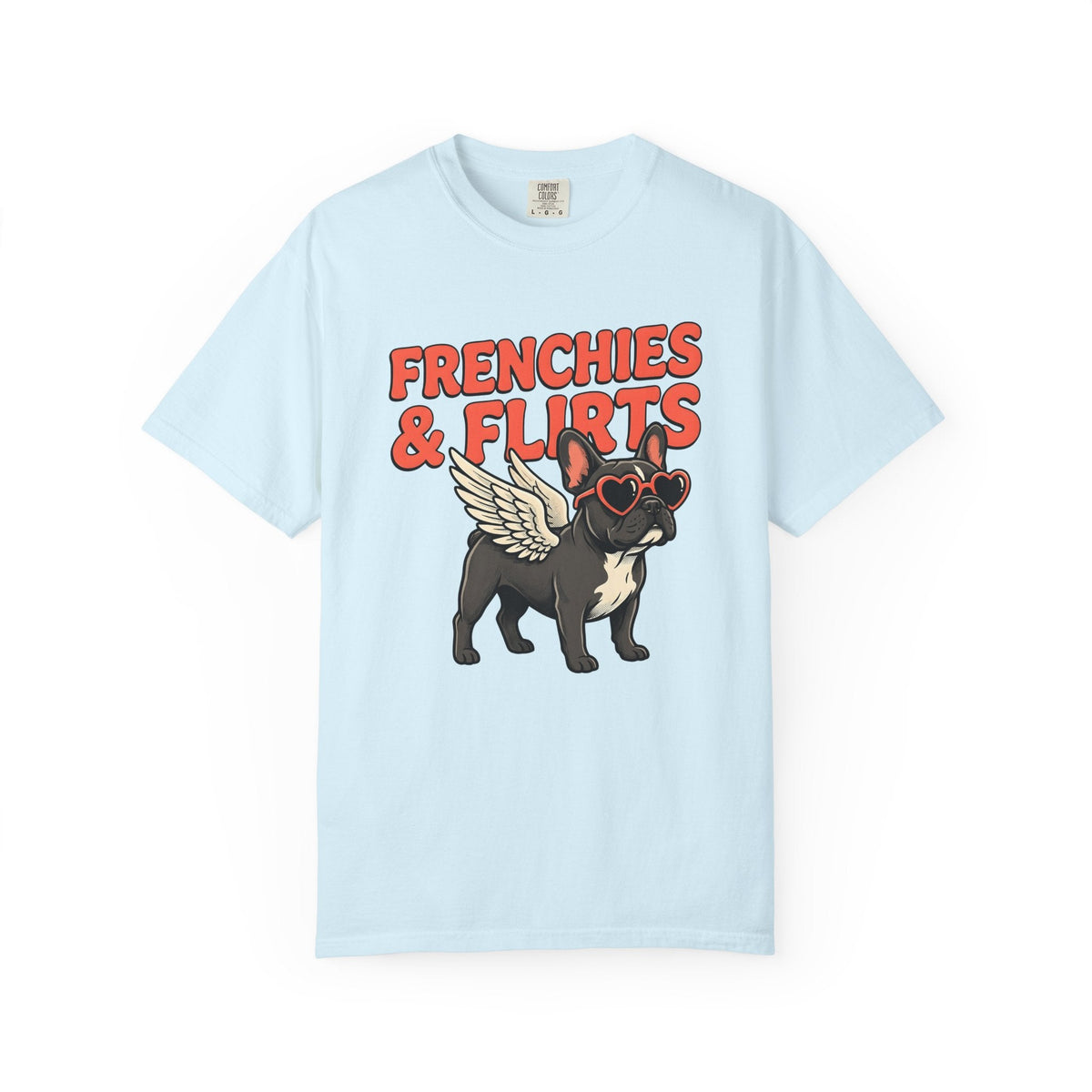 Frenchie Puppy Shirt Valentine's Day Pet Unisex Gift Sketch product image 2