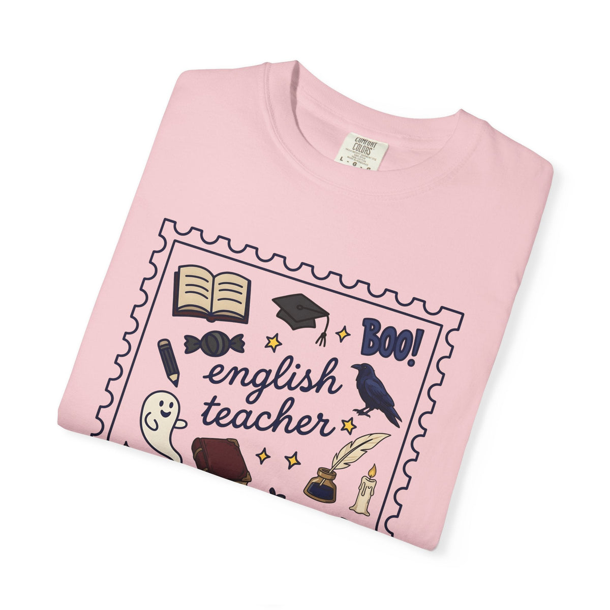 Halloween Teacher Sketch T-Shirt – Spooky Educator Design product image 11