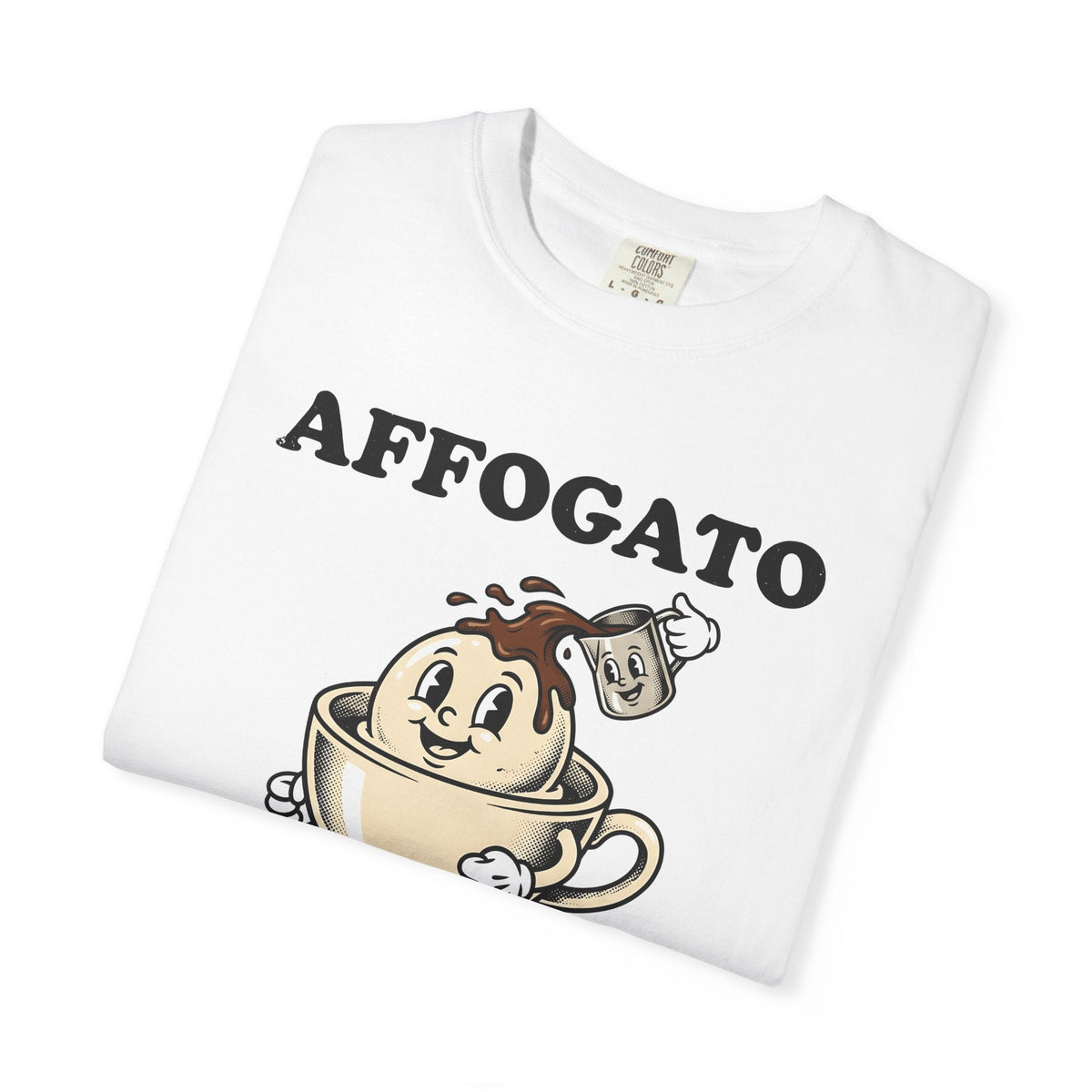 Coffee Ice Cream Cone Shirt Cuisine Unisex Gift Animated Tee product image 5