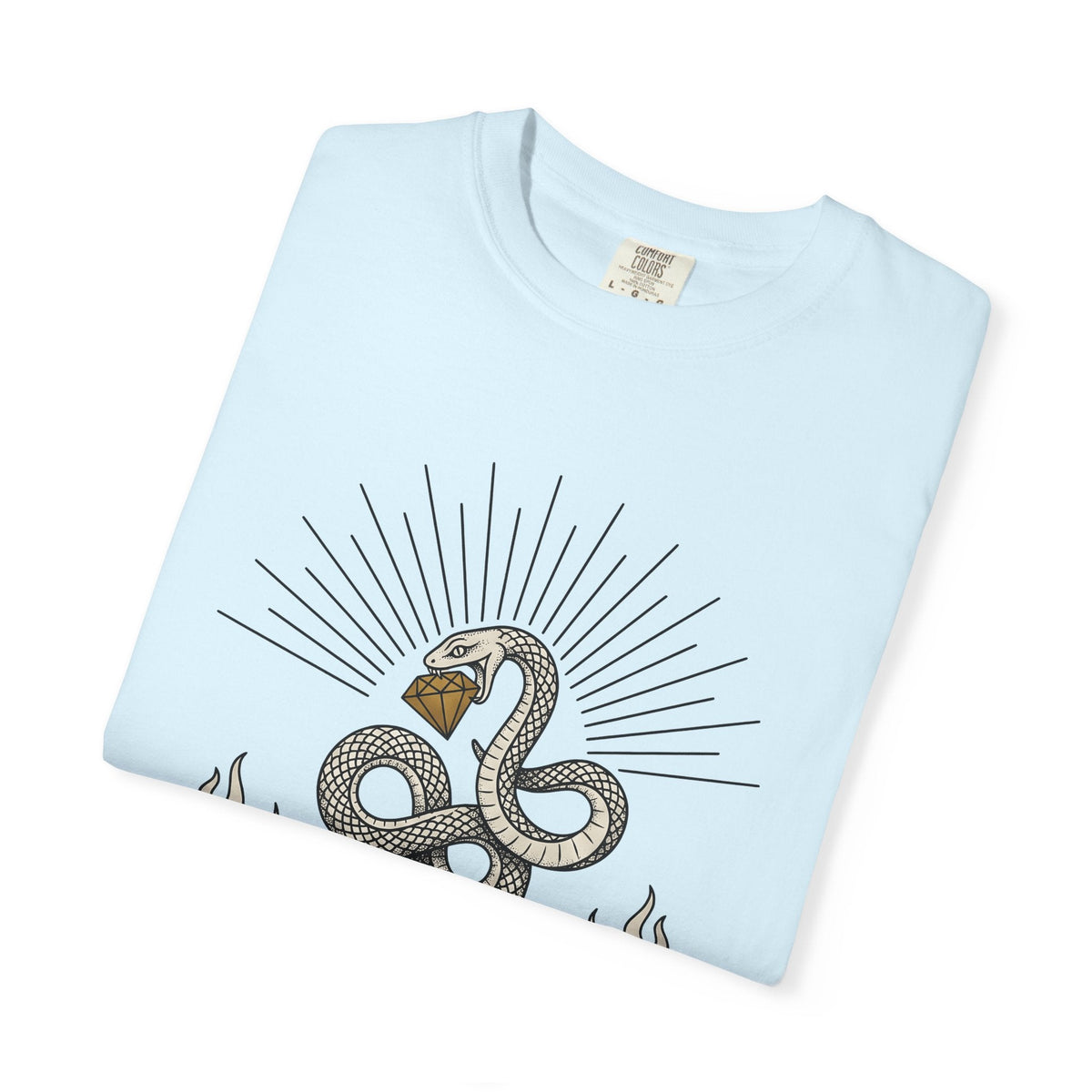 Serpent Art Shirt Boho Chic Occult Unisex Gift Line Tee product image 8